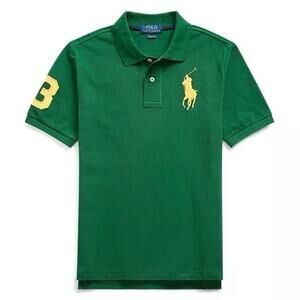 Polo Ralph Lauren Y2K Big Boys Big Pony Cotton Mesh Polo Shirt Sz XL 18/20